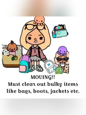 MOVING!! MUST CLEAR OUT!! SEE BELOW!!Need to move out of warehouse. please help!